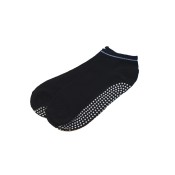 Zwarte antislip sokken met witte stippen