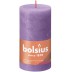 Bolsius violet rustiek stompkaarsen 130/68 (60 uur) Eco Shine Vibrant Violet
