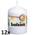 12 stuks witte stompkaarsen 80/58 van Bolsius extra goedkoop in een voordeel verpakking