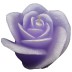 Violet roos figuurkaars met lavendel geur (30 uur)